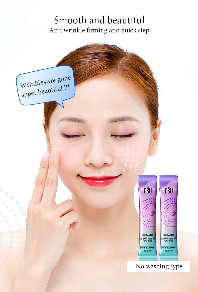 30pcs Anti Wrinkle Sleeping Facial Masks Moisturizing Firming Collagen Masks skincare Korean Face Mask Facial Skin Care Products