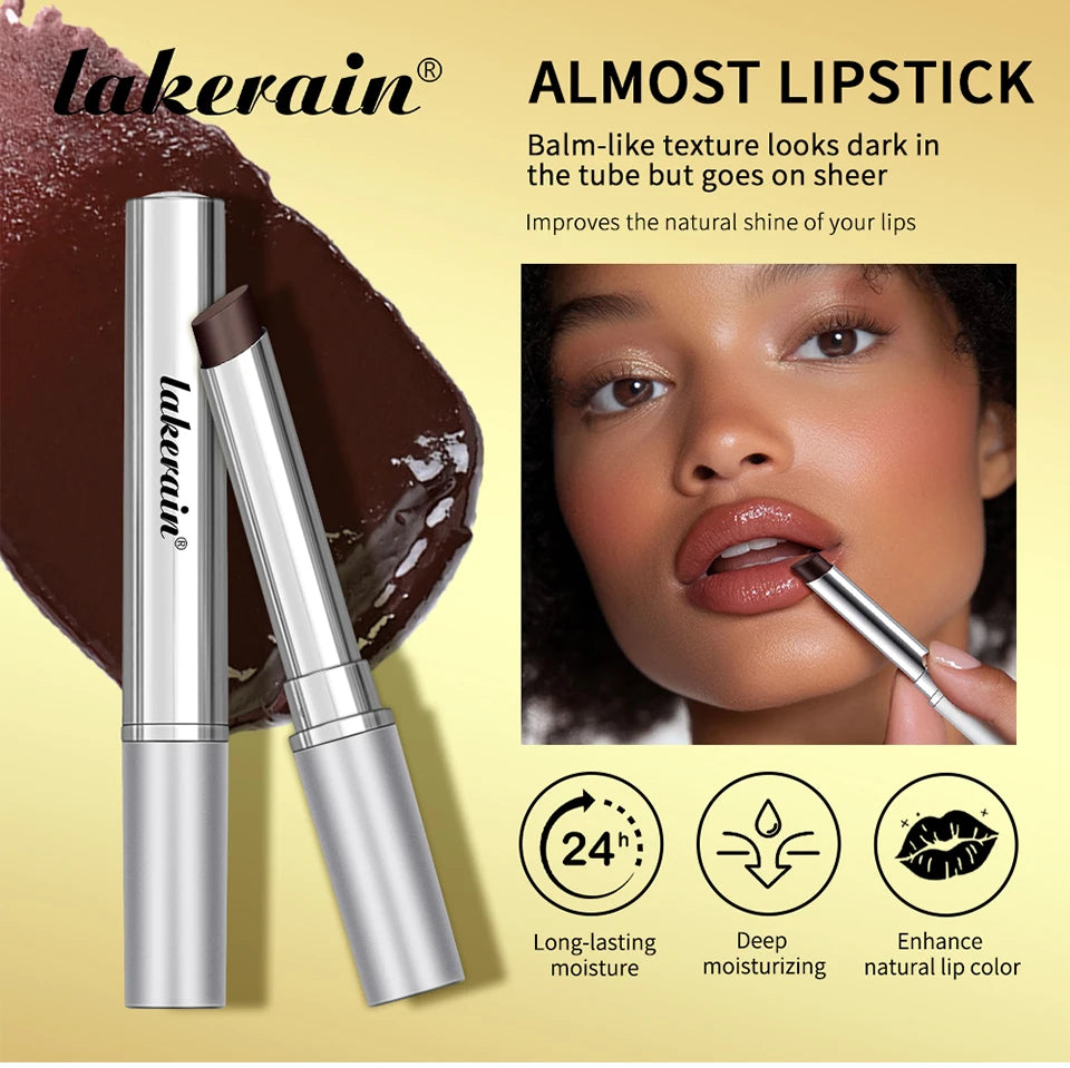 Black Honey Lipstick Long Lasting Moisturizing Natural Lip Plumper Makeup Lip Plumping Gloss Cosmetics Exfoliating for Lip