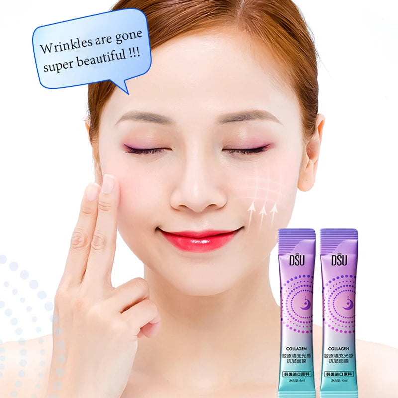 30pcs Anti Wrinkle Sleeping Facial Masks Moisturizing Firming Collagen Masks skincare Korean Face Mask Facial Skin Care Products