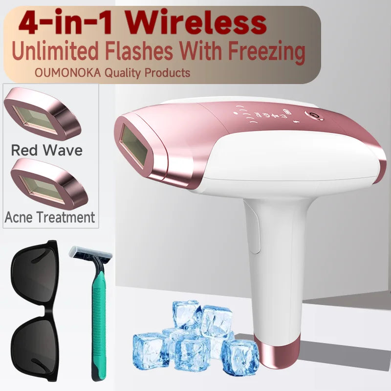 Body Bikini IPL 999,999 Flashes Depilator Pulses Permanent Laser Epilator Painless For Women Hair Removal Home Use Devices