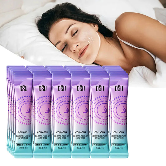 30pcs Anti Wrinkle Sleeping Facial Masks Moisturizing Firming Collagen Masks skincare Korean Face Mask Facial Skin Care Products