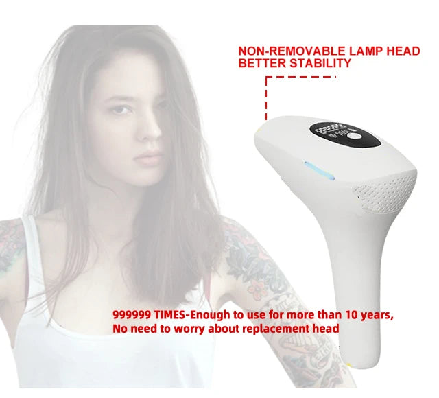 Body Bikini IPL 999,999 Flashes Depilator Pulses Permanent Laser Epilator Painless For Women Hair Removal Home Use Devices